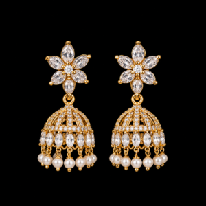 Royal Pearl bloom Earrings